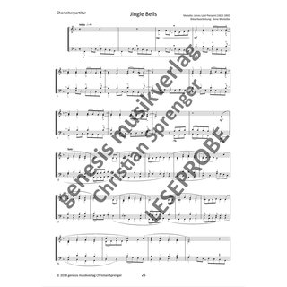 Jingle Bells - Chorleiterpartitur
